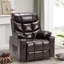 Fauteuil de massage chauffant en similicuir-1181779043