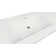 MEBO 19.5'' White Reinforced Acrylic Rectangular Bathroom Sink with Overflow