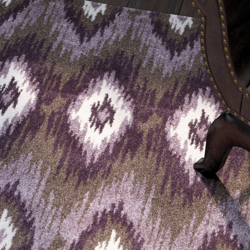 Bridgham Ikat Area Rug, Rectangle 152 x 244 cm