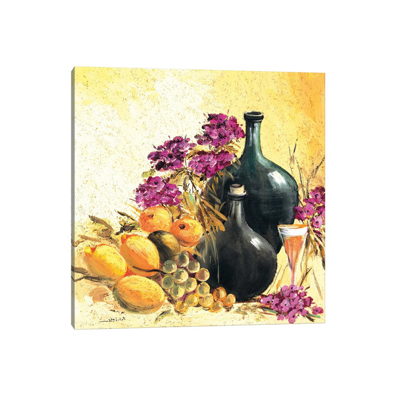 Lemon Still Life by Katharina Schöttler - Wrapped Canvas Painting, 30.48 cm H x 30.48 cm W