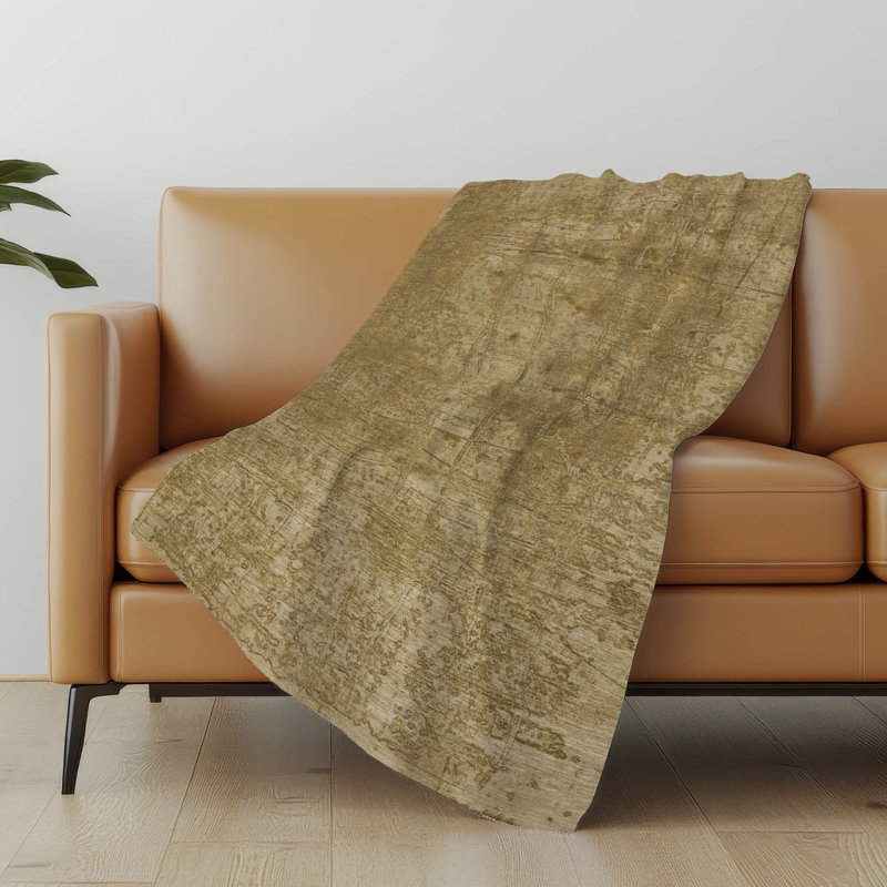 Jeté en sherpa Addison, Beige