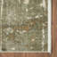 Tapis abstrait en polypropylène vert / gris-1891076880