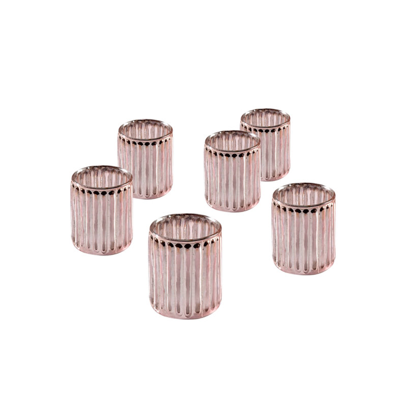 3'' H Glass Tabletop Votive Holder