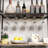 Industrial Wine Rack Bar Table,Wine Rack