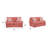 Longshore Tides Coral Springs Model 57B923CF18534B77B523951E0B61D9D1 Loveseat With Two Matching Pillows