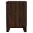 Anza Walnut 2-Drawer Nightstand Bedside Table