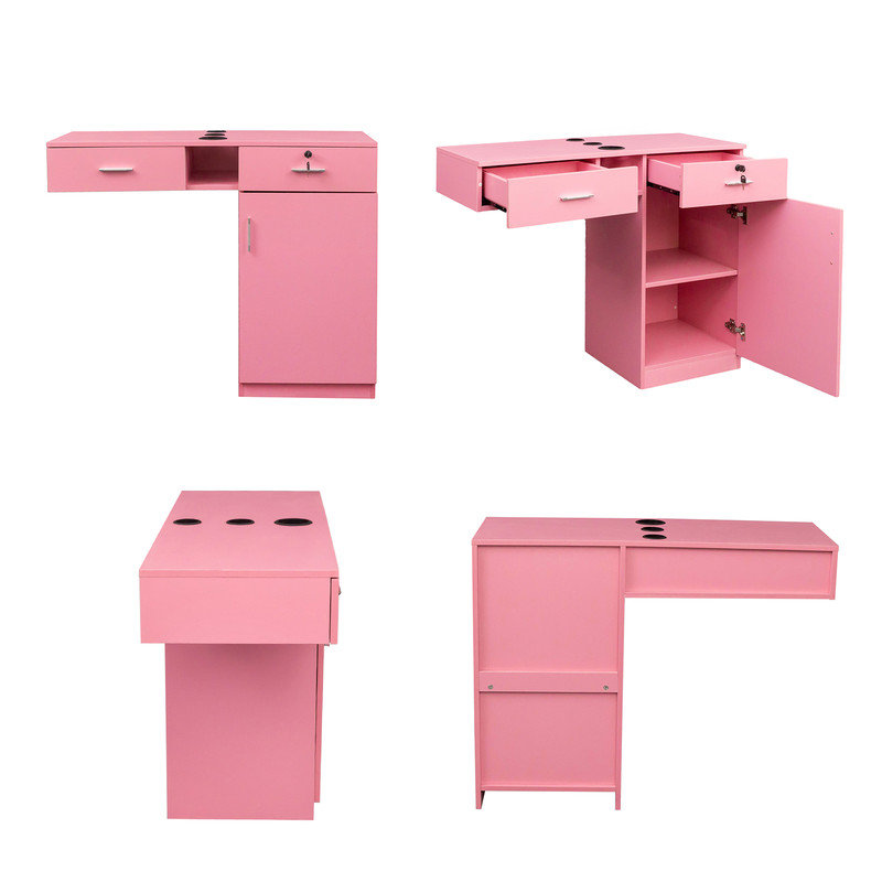 Mekeisha Wall Bathroom Cabinet, Pink