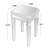 Errika Mirrored End Table