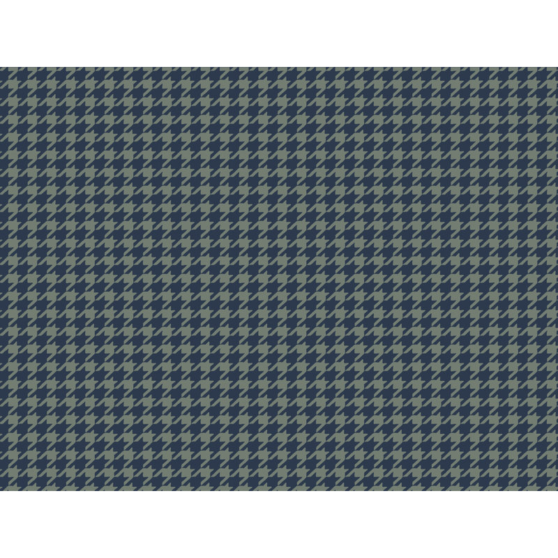Watson Sea Green Houndstooth Wallpaper, Green