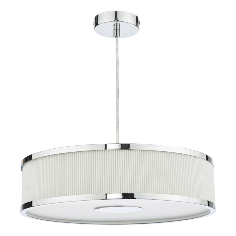 Avionne 3 - Light Pendant, Polished Chrome, Ivory