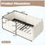Lit simple tapissier pour enfant Montessori-129390016