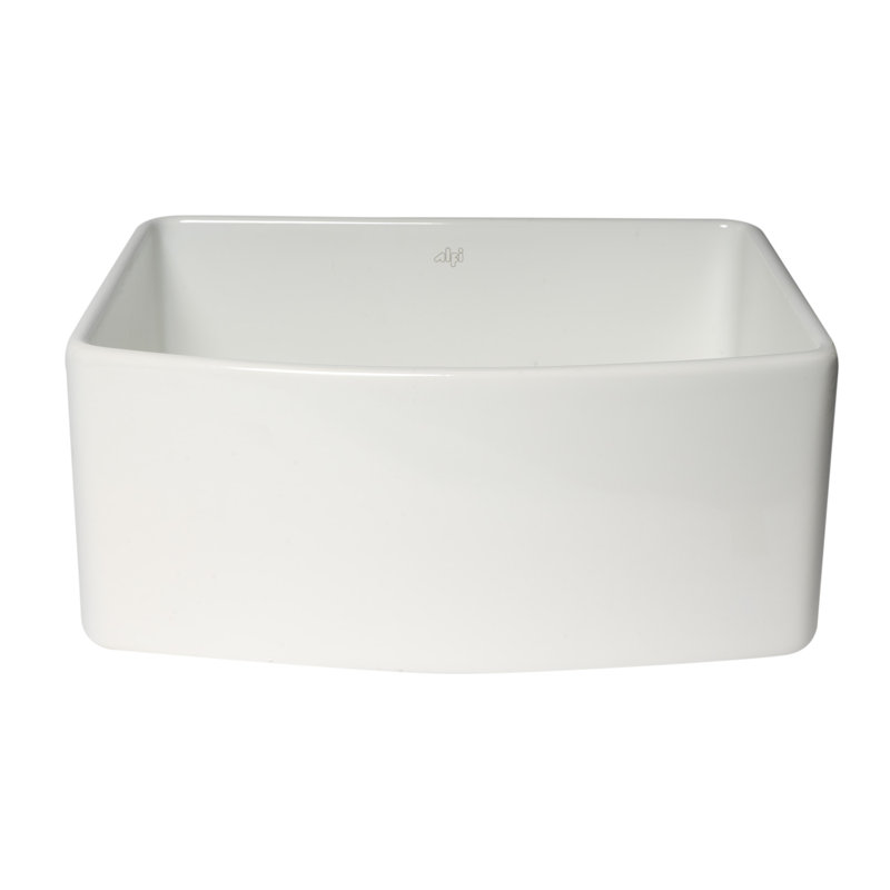 24'' L Single Bowl Fireclay Kitchen Sink