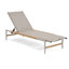 Chaise longue d'extérieur Hargrove Aluminun, siège extérieur en filet, 1 pièce-2112984203