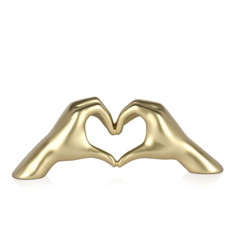 Aaftab People Figurines & Sculptures, Gold