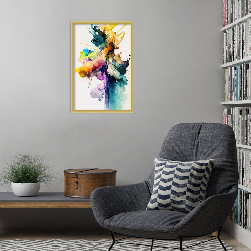 «Underestimated by Skegness», reproduction d'art encadrée, H 25 po x l 17 po
