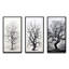 «White Tree Elegance Landscape», 3 pièces sur toile-484368267-484368264