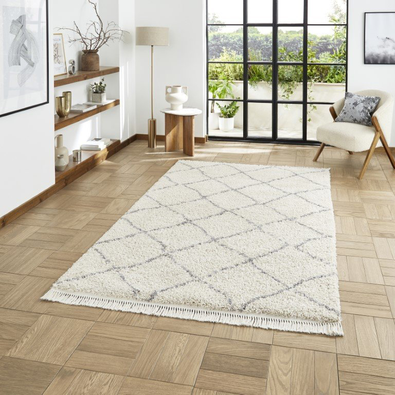 Archuleta area rug Machine Woven Cream, Rectangle 160 x 230cm