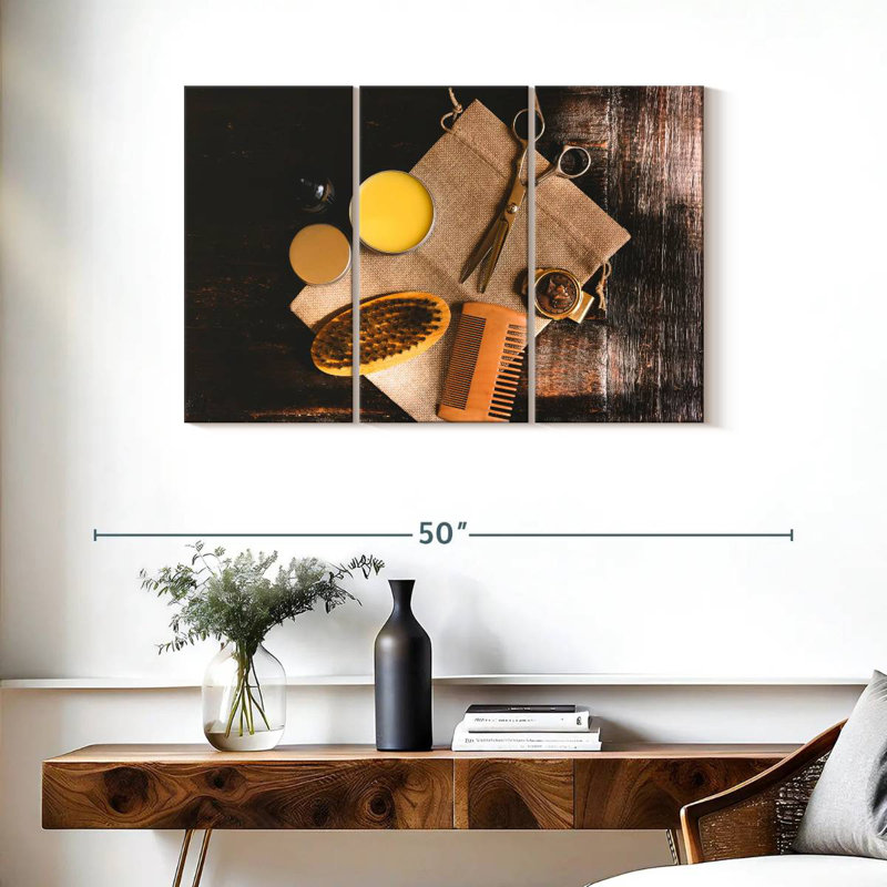 Shuttleworth Hair Tools Flatlay, 24" H x 38" W