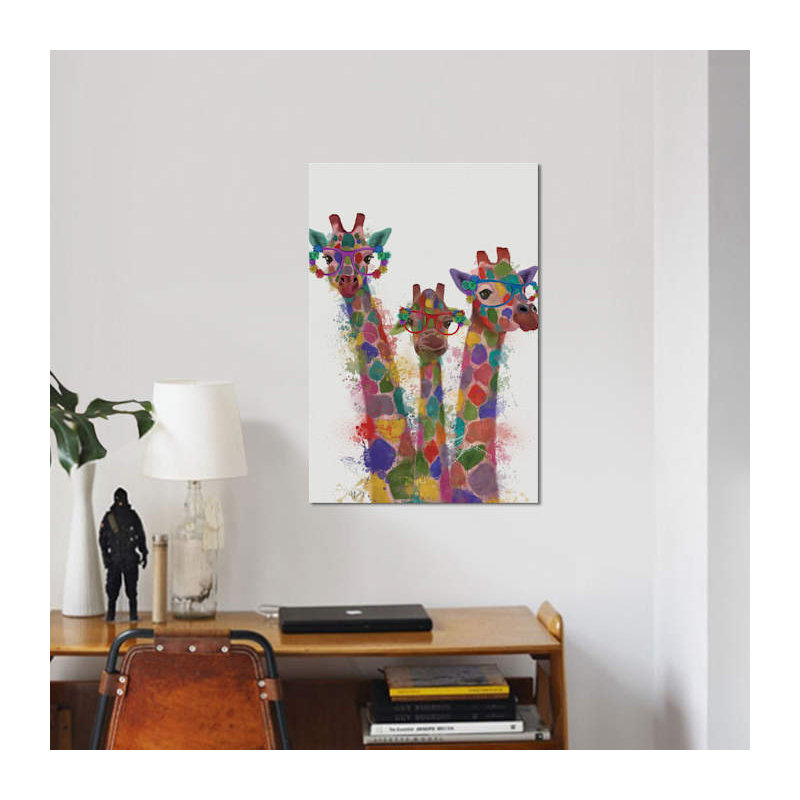 Fab Funky - Wrapped Canvas Print, 66.04 cm H x 45.72 cm W x 1.91 cm D