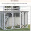 Grande cage d'extérieur en bois pour chat
