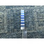 Tapis oriental en laine pure noué à la main 8 pi x 10 pi 1 po bleu noué à la main 8 pi x 10 pi 1 po