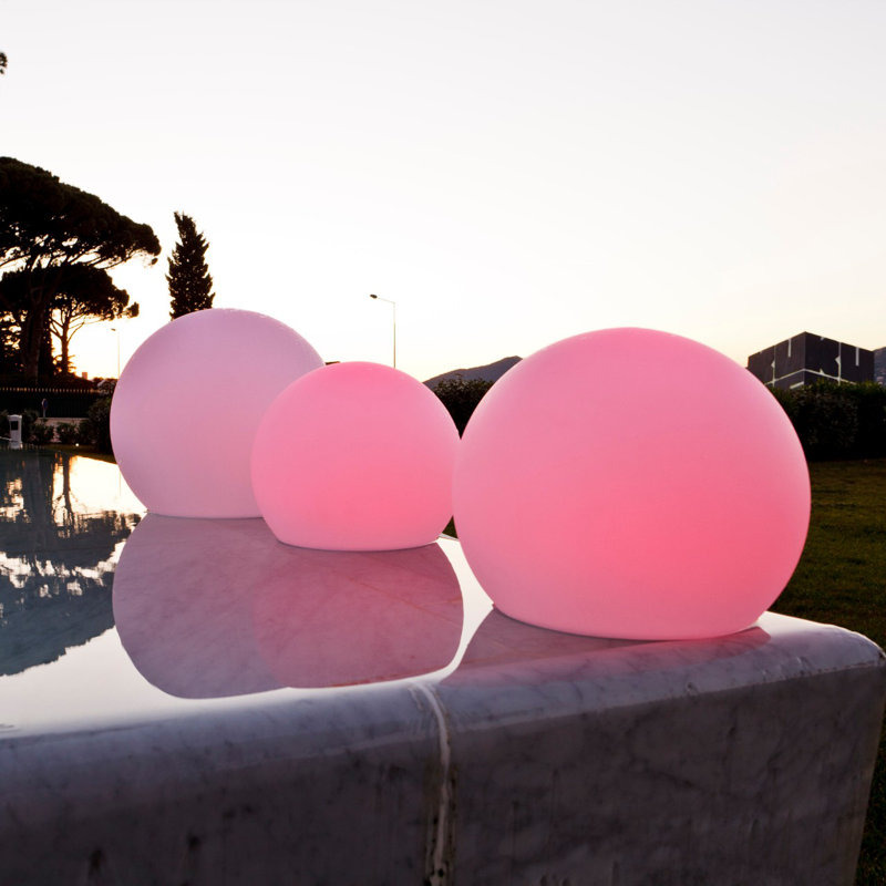Globe LED Outdoor Floating Light, 32" H x 32" W x 32" D