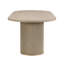 Ensemble de salle à manger de style Mid-Century moderne en bois d'hévéa avec chaises rembourrées Aurelia