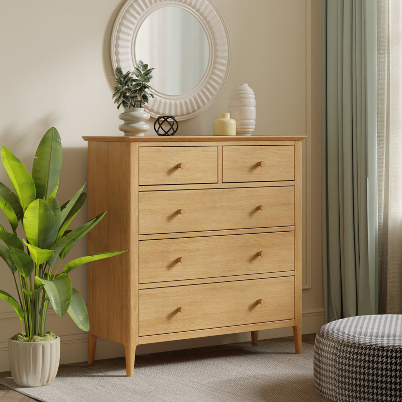 Brigance 90 cm W Chest of 5 Drawers
