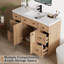 Ensemble de meuble-lavabo simple 48 po avec plateau en résine Jadaya, assemblage requis-963912637