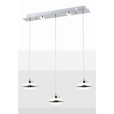 3 - Light LED Chandelier
