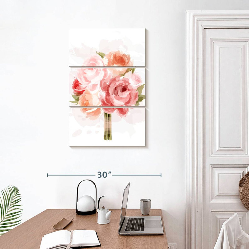 Bouquet de roses Harnek, H 32 po x l 20 po