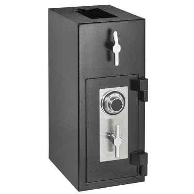 Rotating Drop Slot Safe Box with Dial/Combination Lock
