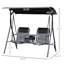 Steel Patio Dining Set Table,