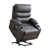 Black Gray Faux Leather