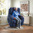 Microfiber/Microsuede and Wood Frame Power Lift Recliner with Heated Massage -1921244519