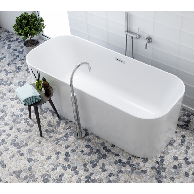 Carreaux de mosaïque en pierre naturelle, Mélange gris