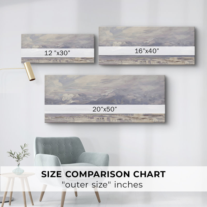 Série paysage - CMXL - Toile tendue avec châssis - Prêt à accrocher, H 12 po x l 30 po