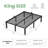 12 Inch Metal Platform Twin Size Bed Frames-2134865950-2134121693