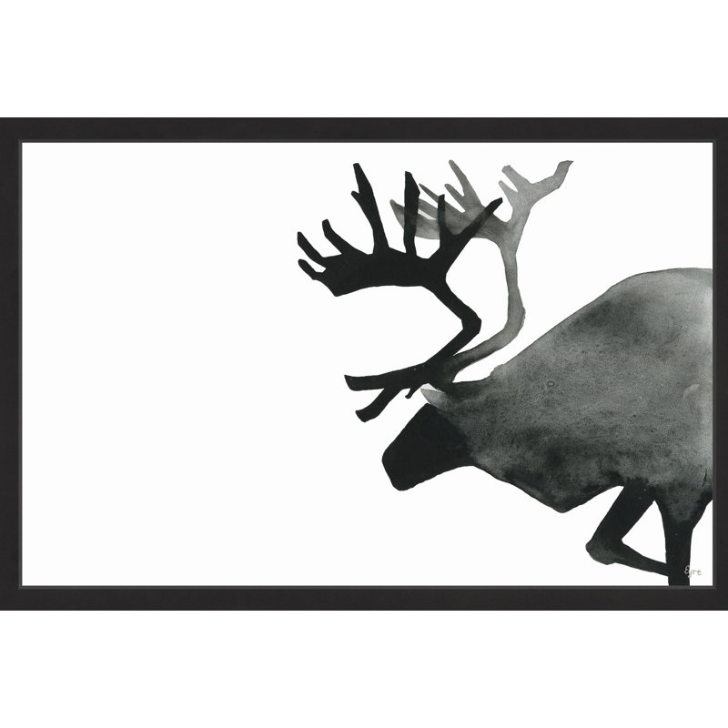 " The Caribou " by Eyre Tarney, 12" H x 18" W x 1.5" D