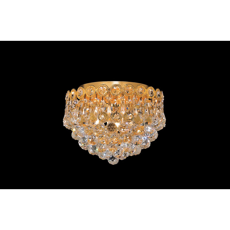 Zoila 3 - Light Dimmable Tiered Chandelier, Gold