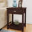 Kuan End Table with Drawer - Side Table with Storage Shelf - Classic Shaker-Style Wooden Nightstand