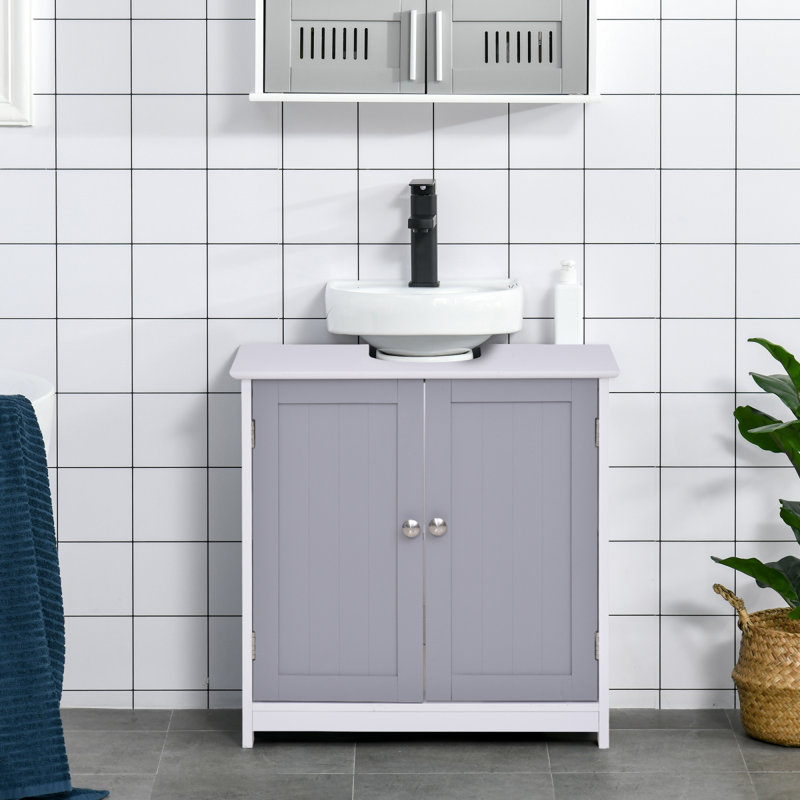 Modern Helmville Freestanding Under Sink Cabinet