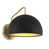 Matte Black/Natural Brass selected