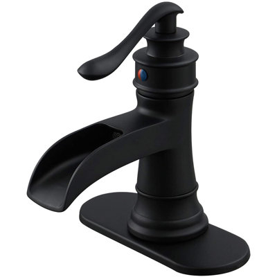 Single-handle Bathroom Faucet with Drain Assembly