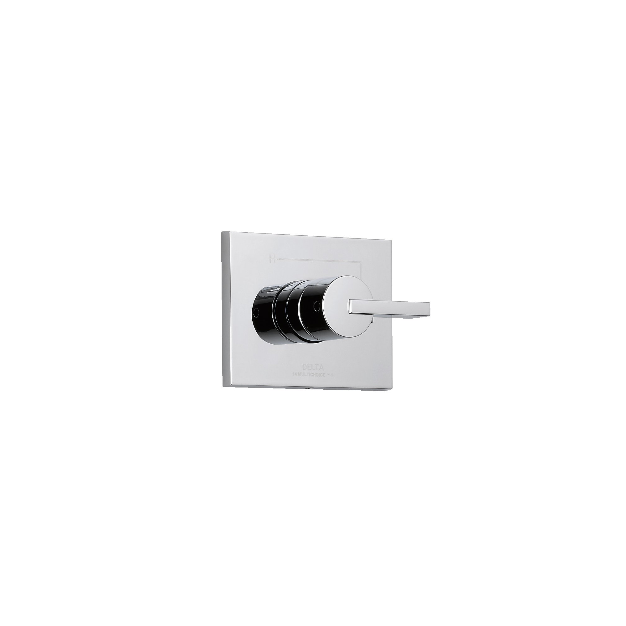 Vero Faucet Trim with Lever Handles, Chrome