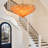 Durkin 20-Light 36" Dimmable Round Tiered Chandelier Amber Glass Pendant Lights (Bulbs Included)-111170009