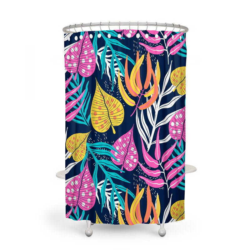 Rideau de douche Floral, H 72,00 po x l 70,00 po