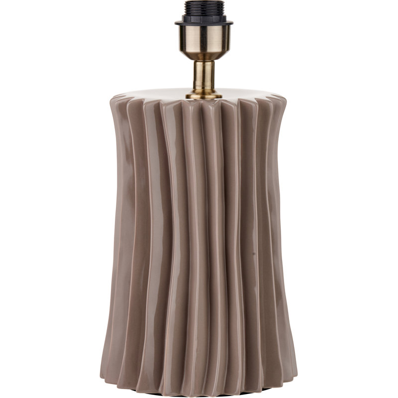 Devony Ceramic Table Lamp, Taupe