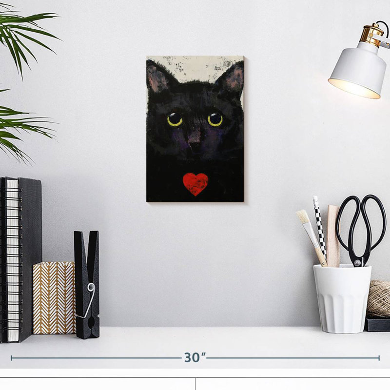 Brampt Love Cat, 12" H x 8" W