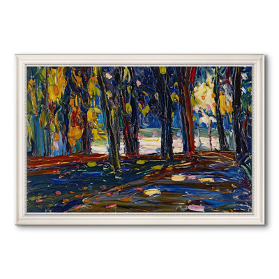 Autumn Study, 1908-Wassily Kandinsky-Custom Framed Canvas